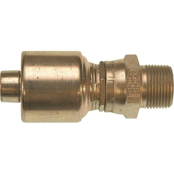 Gates Hose Fit Hydr 4G-4Mpx 1/4In G251050404